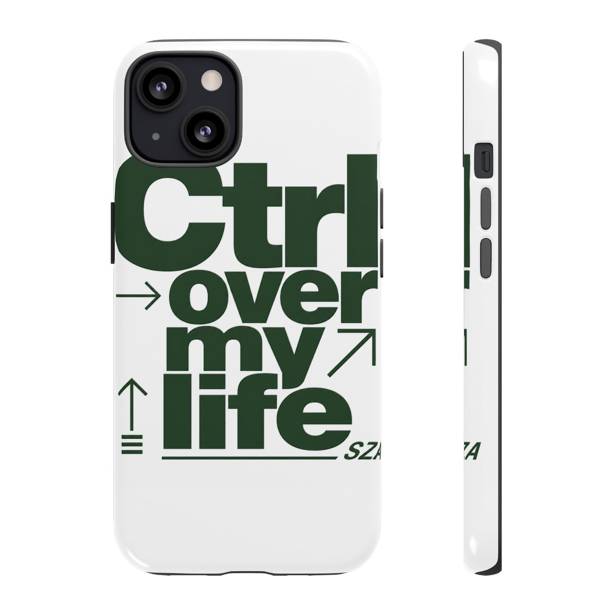 SZA "Ctrl over my life" Phone Case - alternate angle 1, merchandise