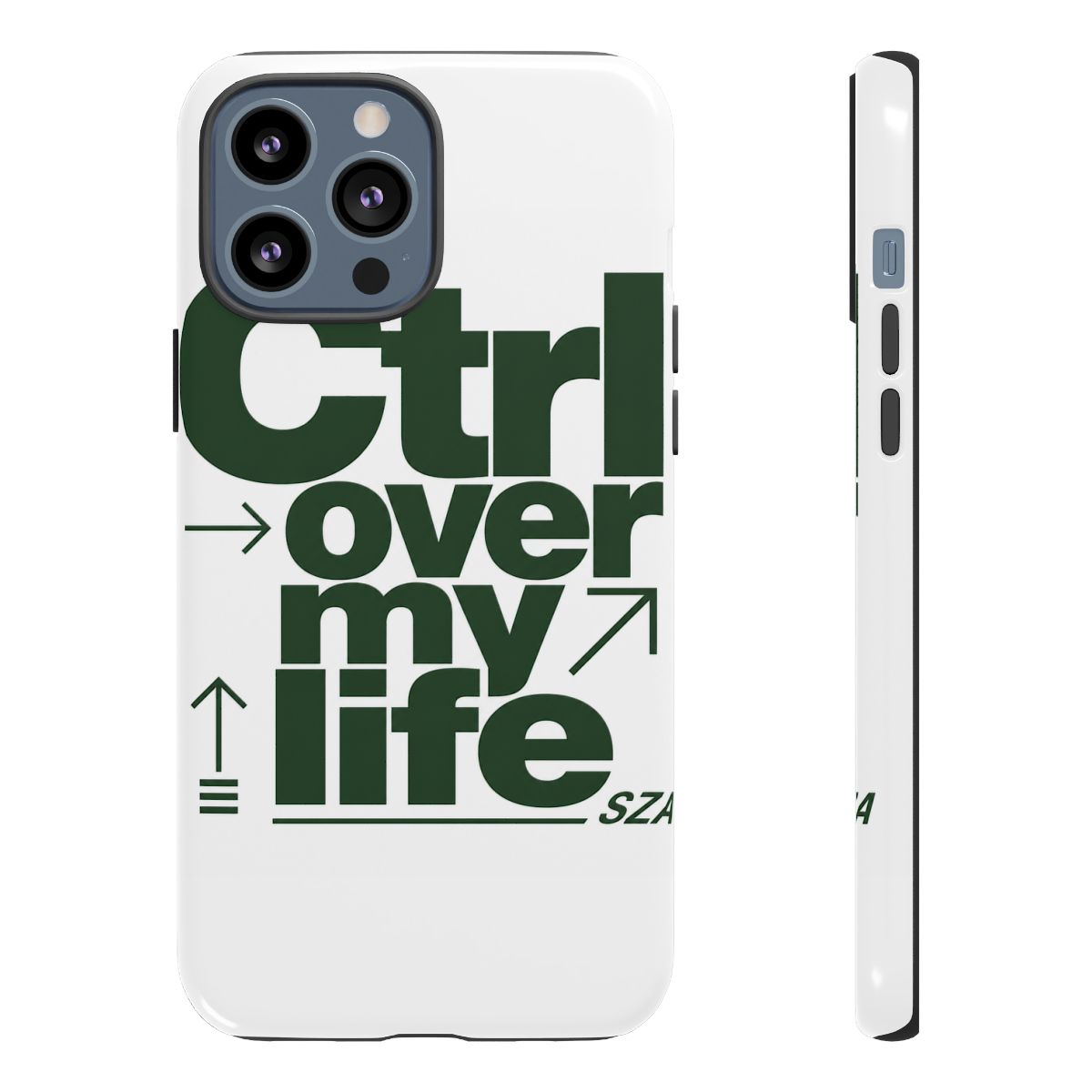 SZA "Ctrl over my life" Phone Case - alternate angle 3, merchandise