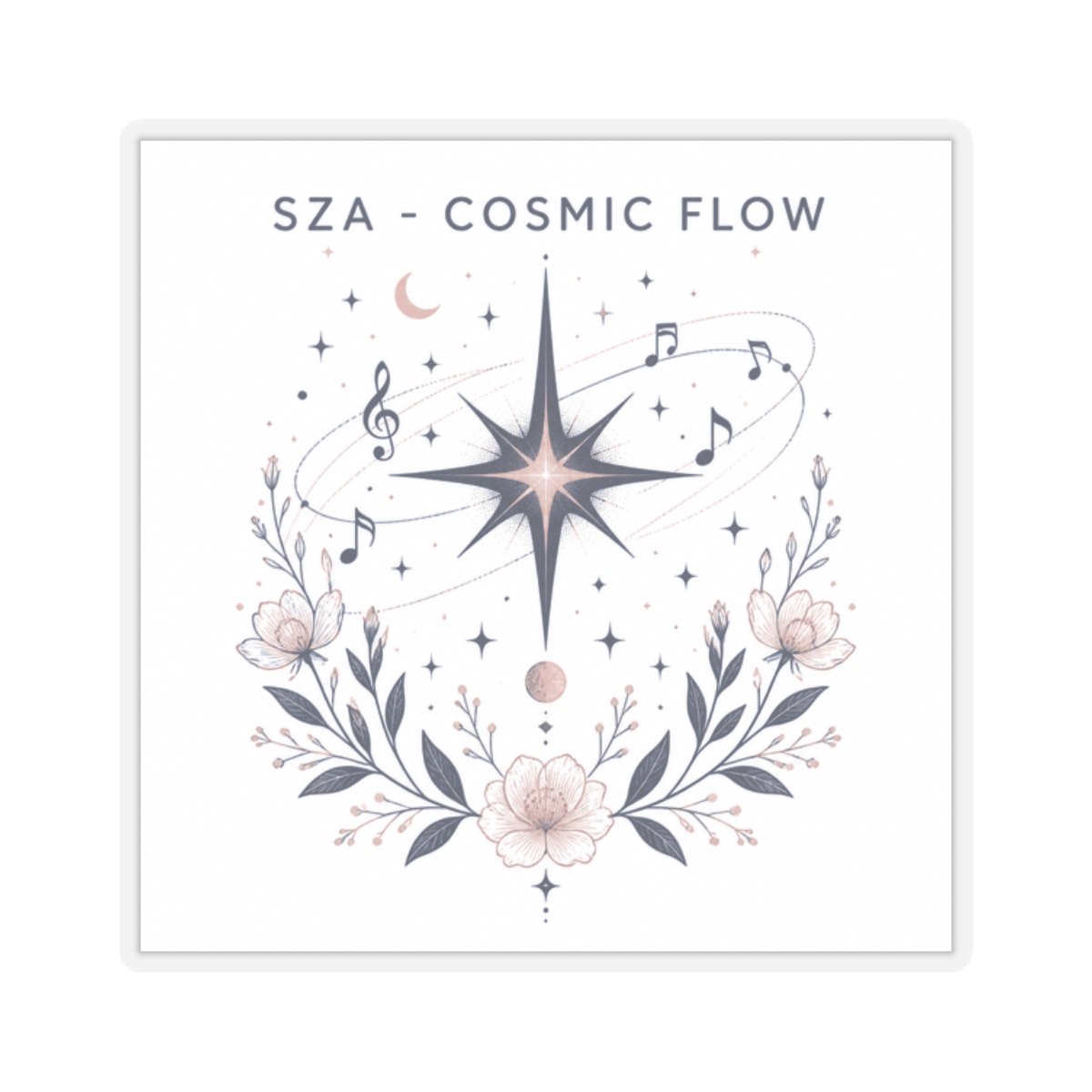 SZA "SZA - Cosmic Flow" Sticker - Official stickers merchandise