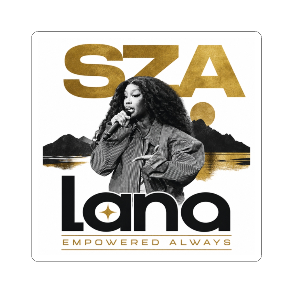 SZA "Empowered Always" Sticker - Official stickers merchandise