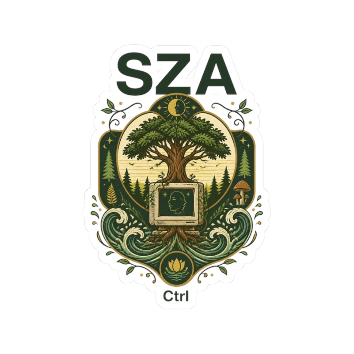 SZA "Design 1" Sticker - Official stickers merchandise