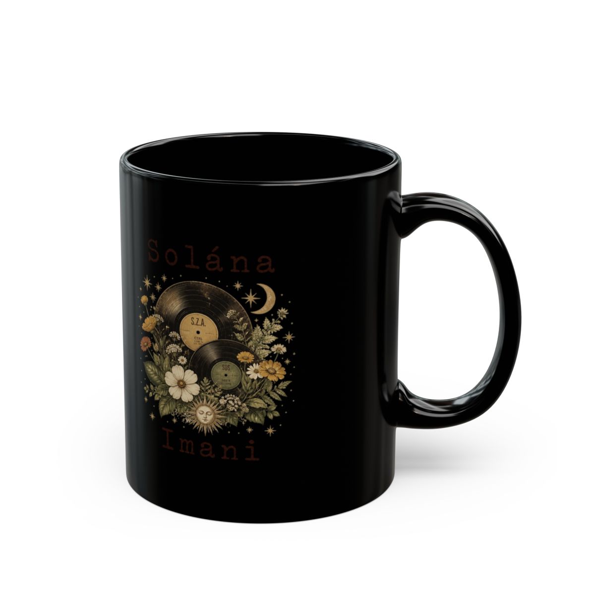SZA "Solána" Black Mug - Official mugs merchandise