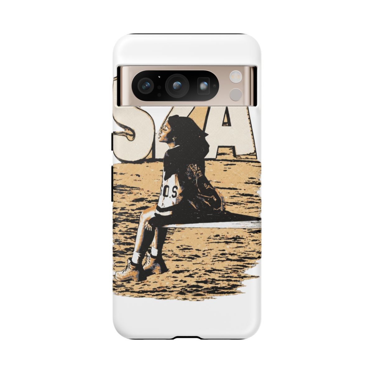 SZA - SOS vintage version Phone Case - alternate angle 3, merchandise