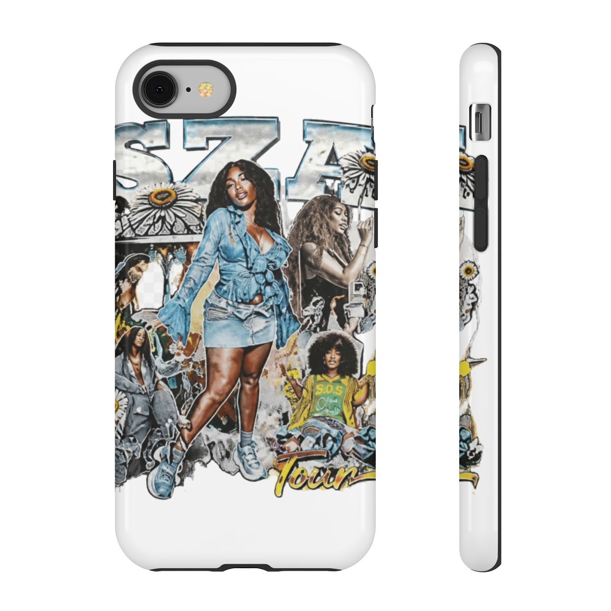 SZA SOS Tour Vintage Bootleg Collage Phone Case - Official phone-cases merchandise