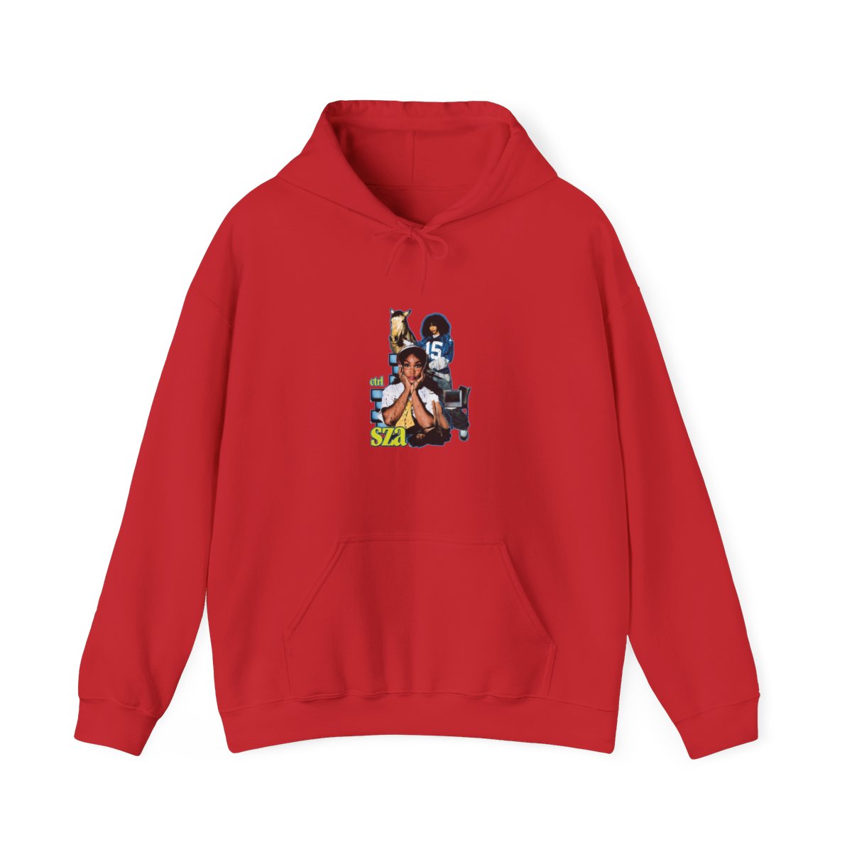 SZA Ctrl Album Aesthetic Tribute Hoodie - alternate angle 4, merchandise