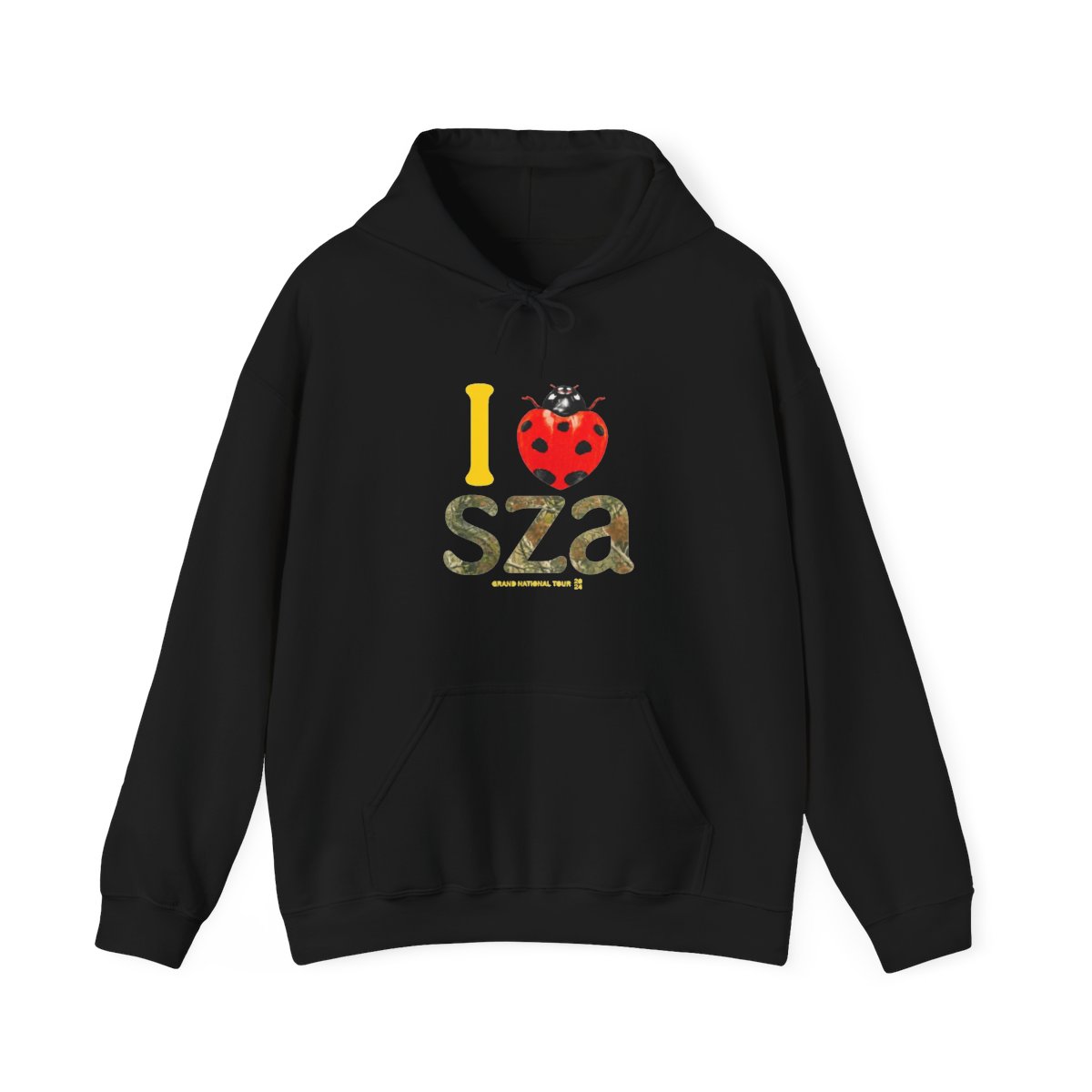 I Heart SZA Camo Hoodie - SZA official Hoodies merch
