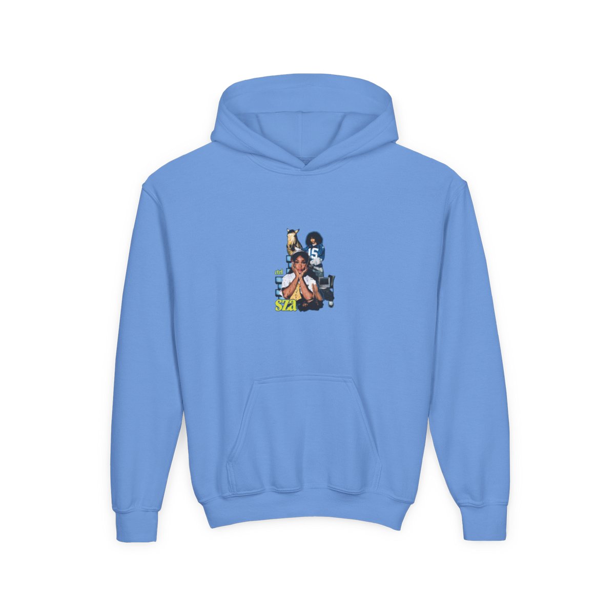 SZA Ctrl Album Aesthetic Tribute Kids Hoodie - alternate angle 4, merchandise