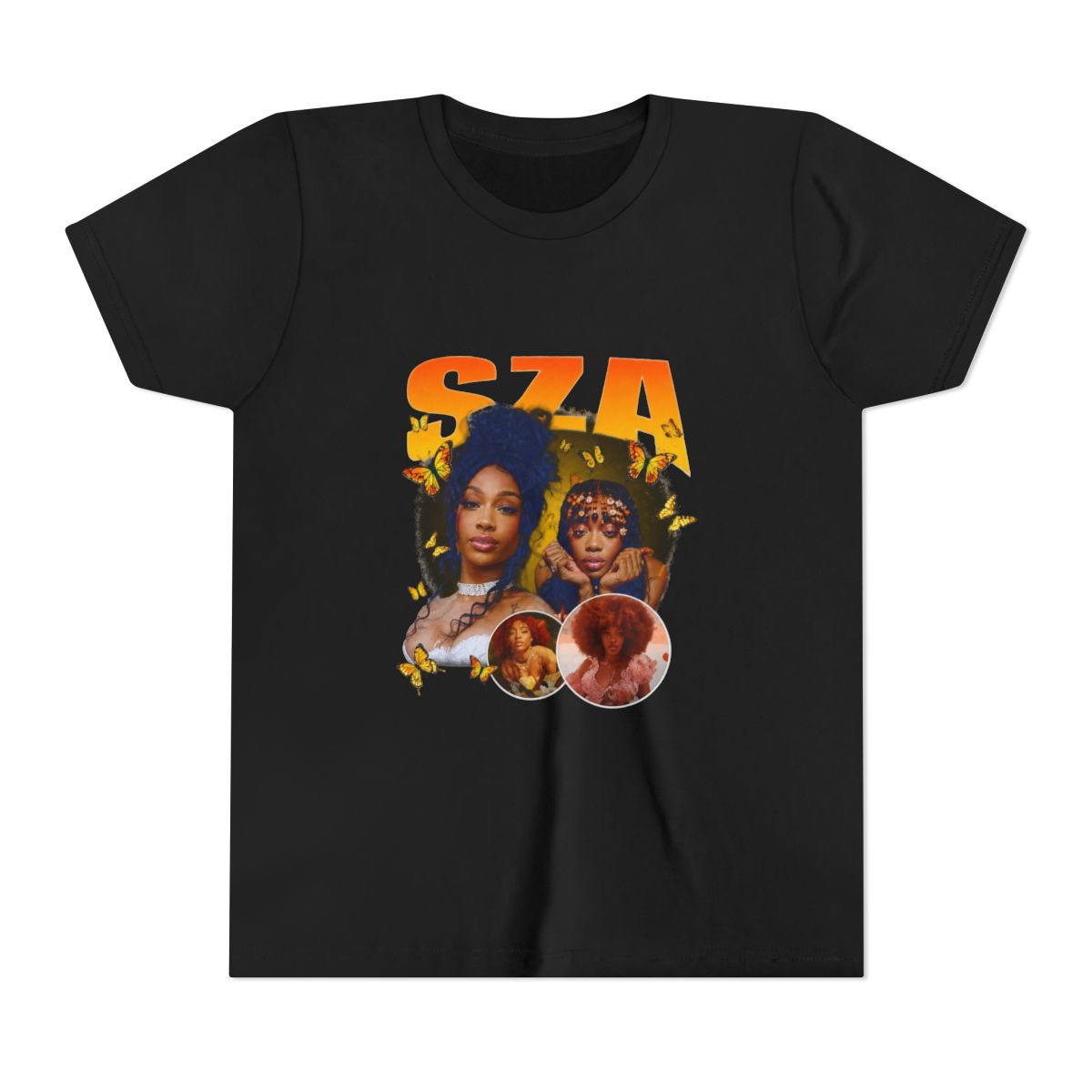 SZA Vintage R&B Collage Kids T Shirt